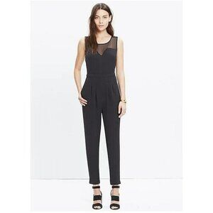 Madewell Black Sleeveless Jumpsuit